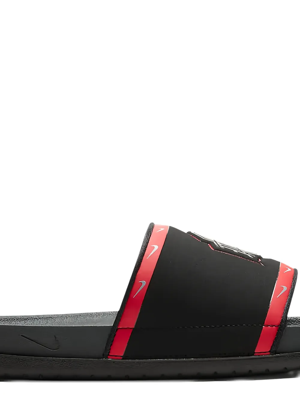 Nike OffCourt slippers met logodetail Zwart