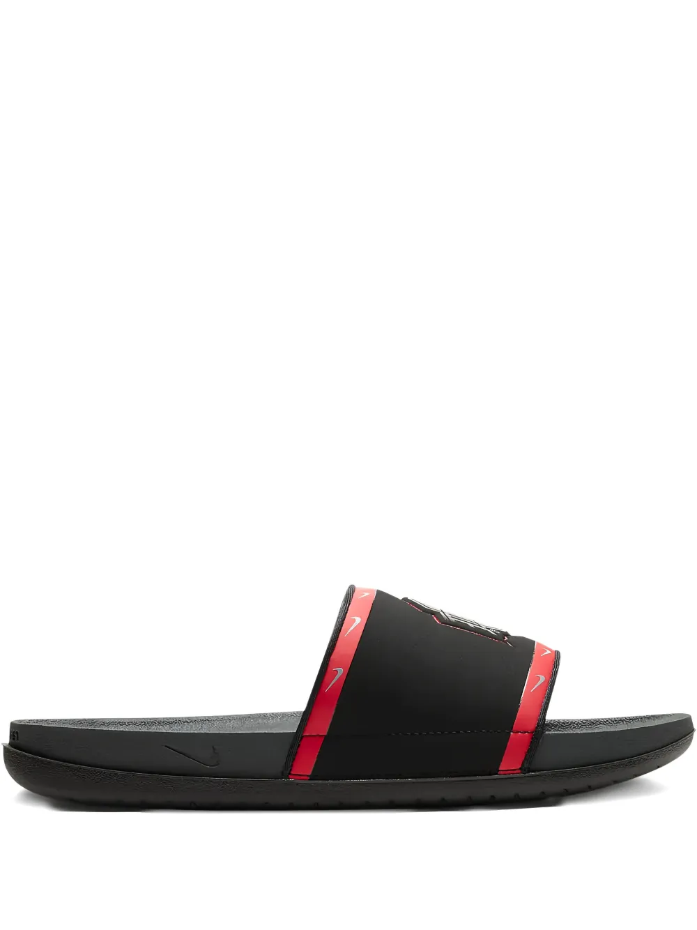 Nike OffCourt slippers met logodetail Zwart