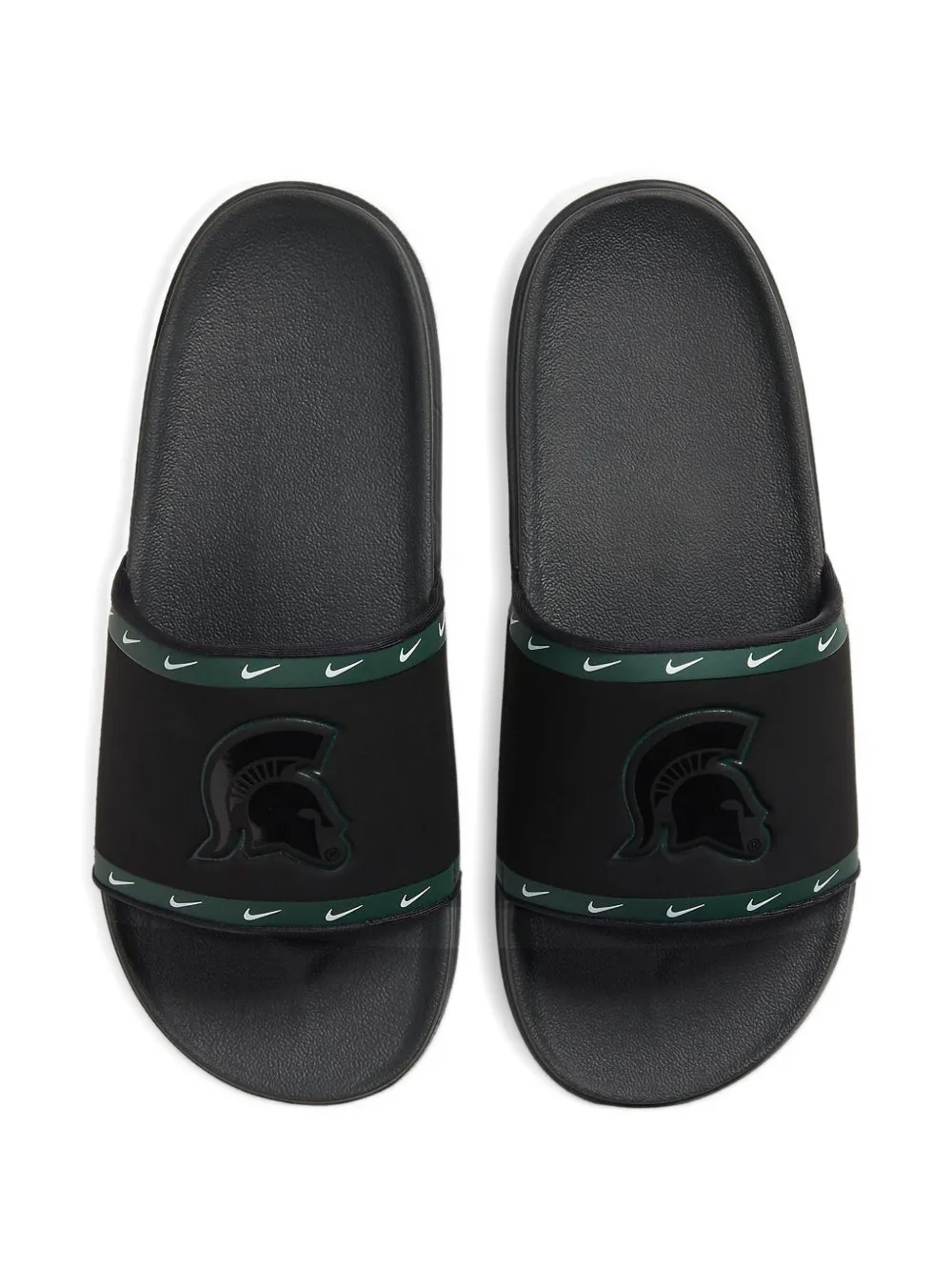 Nike Offcourt slippers met logo Zwart