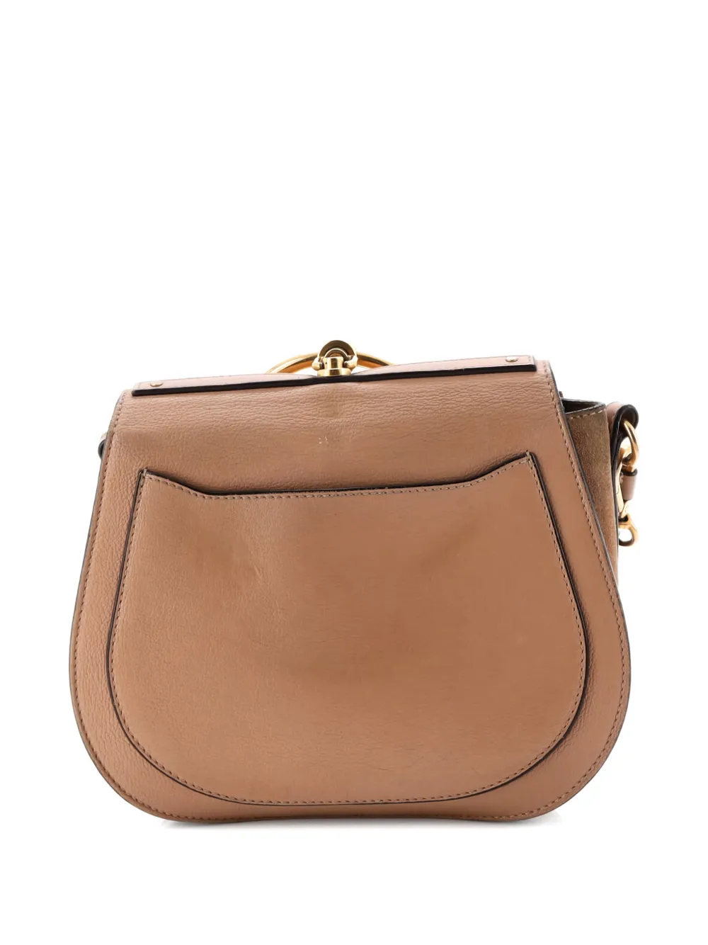 Pre-owned Chloé Nile Leather Medium Crossbody Bag In Brown