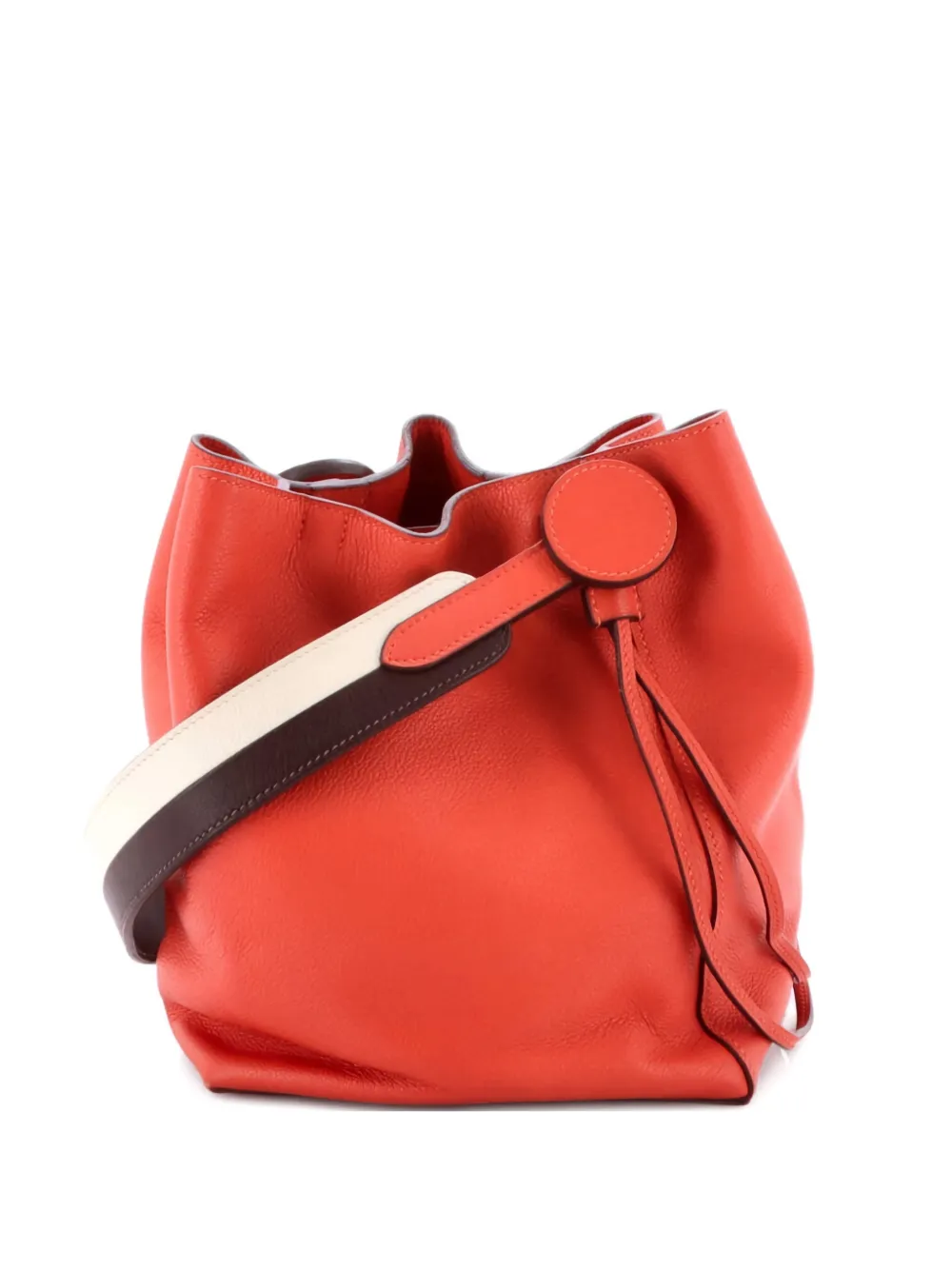 Hermès Pre-Owned Licol Bag Evercolor 17 bucket bag | Orange | Image 1