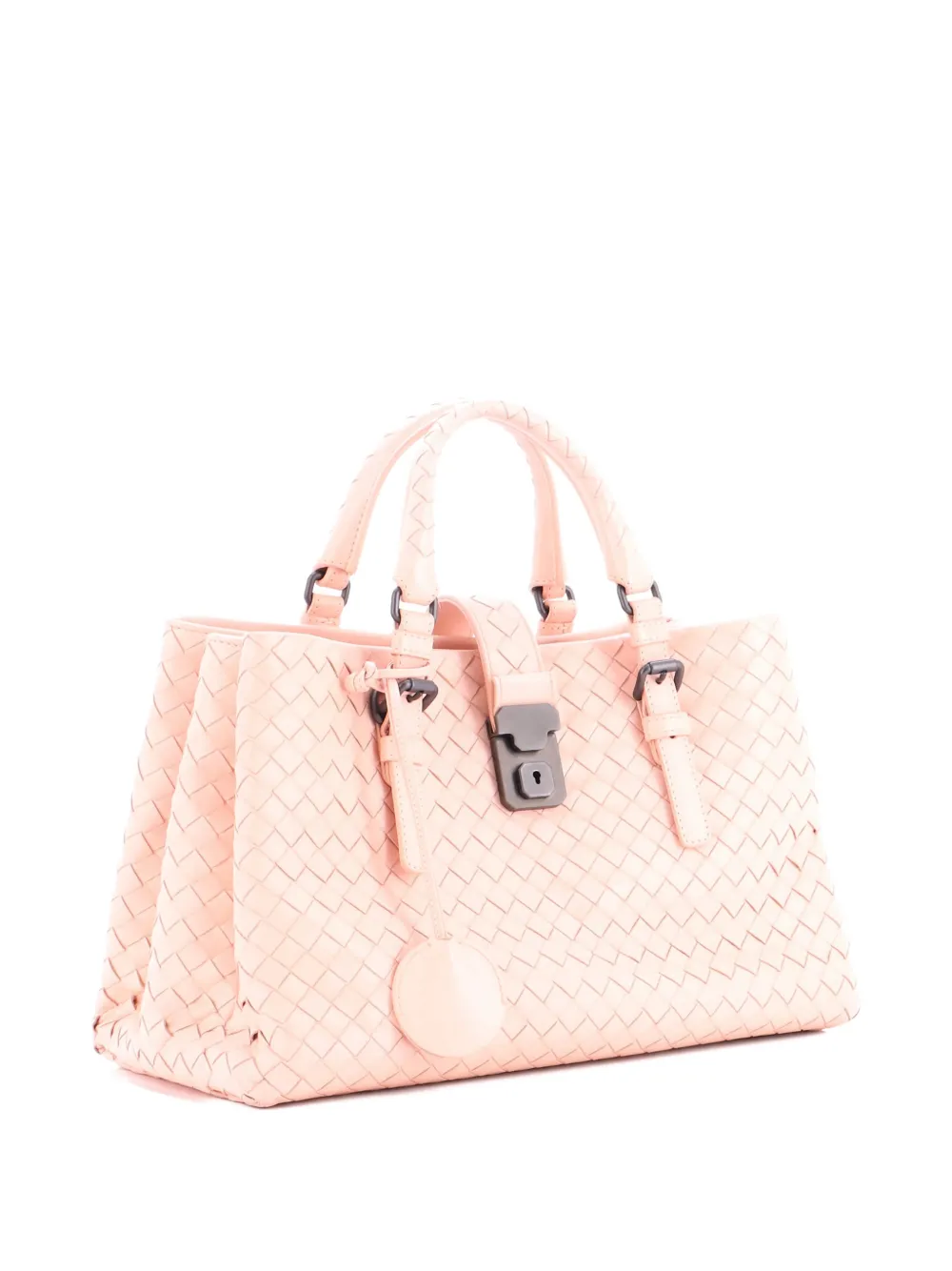 Bottega Veneta Pre-Owned Roma Bag Intrecciato Nappa Small tote bag - Rosa