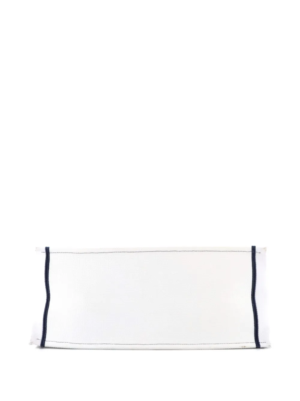 Pre-owned Dior Book Embroidered Canvas Large Tote Bag In Blue