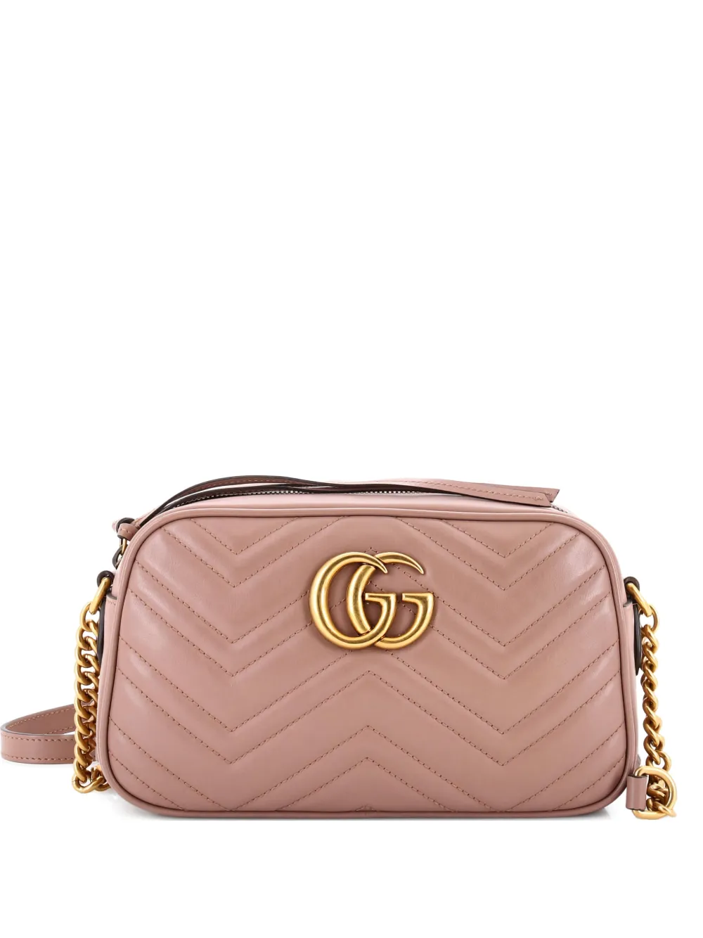 Gucci Pre-Owned GG Marmont Shoulder Bag Matelasse Leather Small crossbody bag - Toni neutri