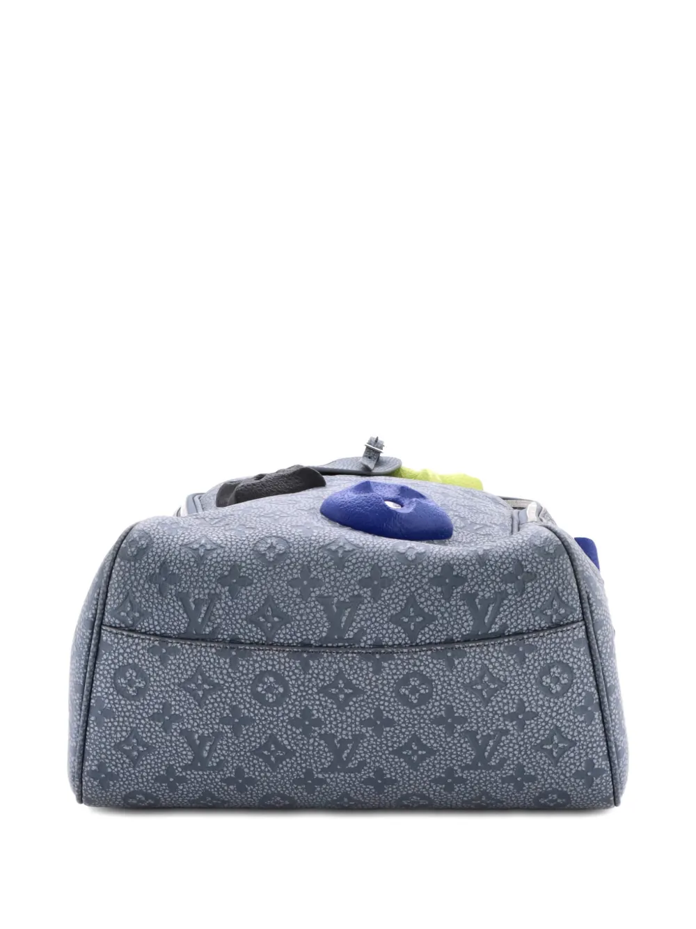LOUIS VUITTON Pre-owned Climbing Ellipse Limited Edition Monogram Taurillon Leather With Acrylic Backpack In Gray