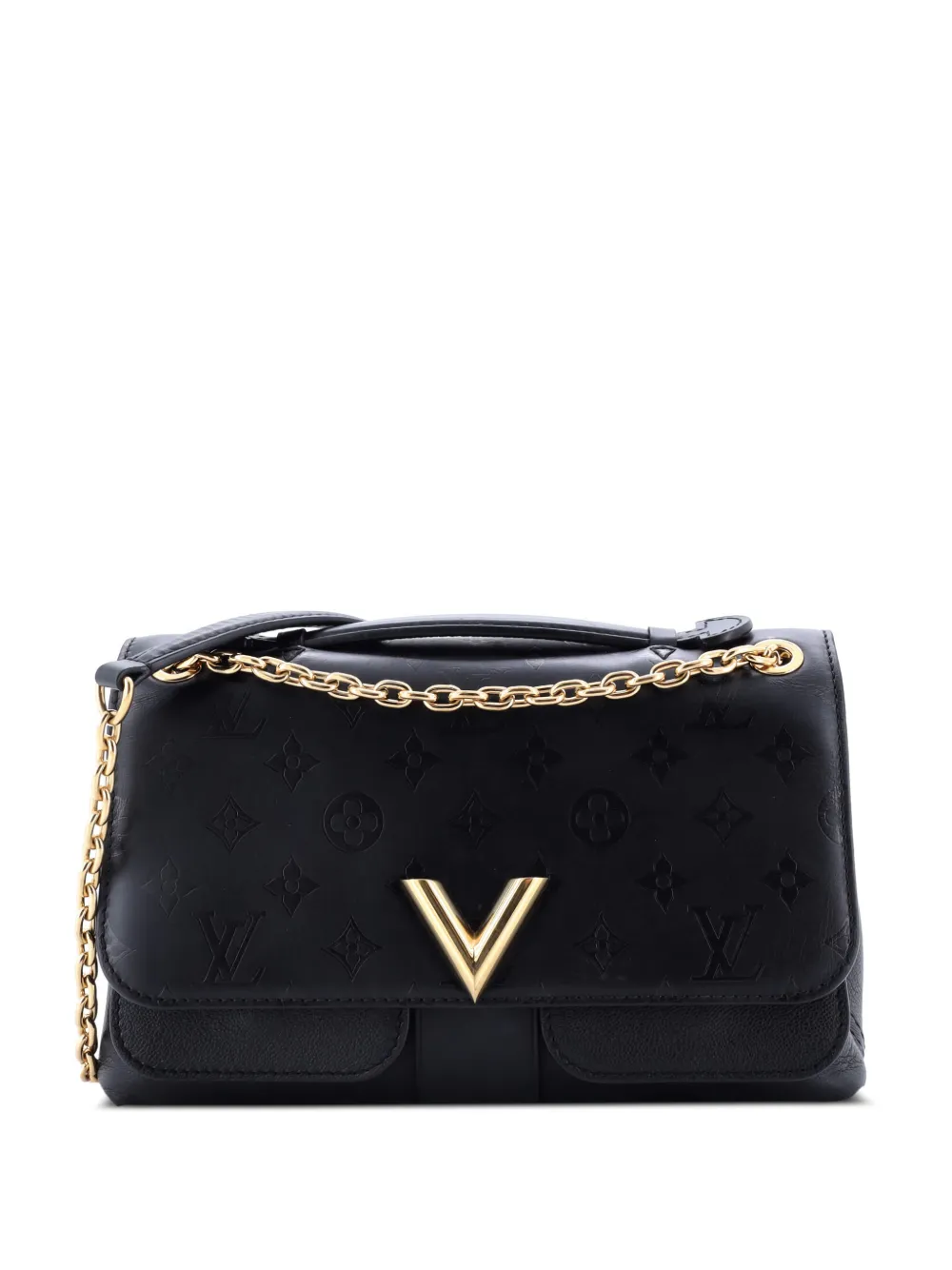 Louis Vuitton Pre-Owned Very Chain Bag Monogram Leather shoulder bag - Nero