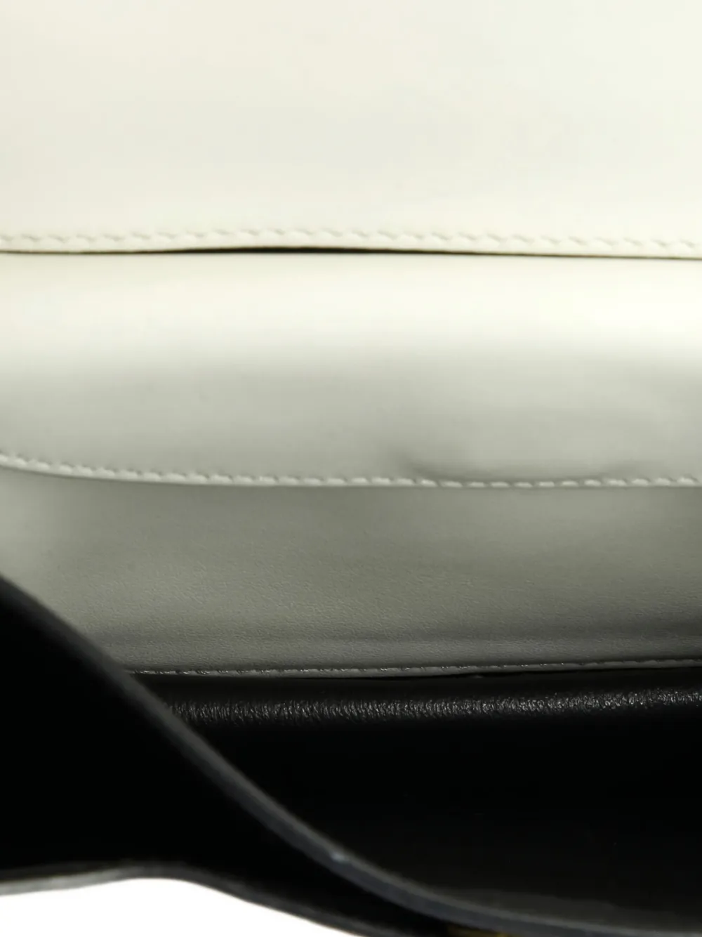 Pre-owned Prada Cahier Embellished Denim And Leather Small Crossbody Bag In Multi