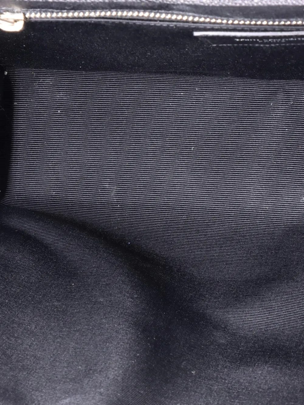 Pre-owned Saint Laurent Classic Monogram Envelope Satchel Studded Leather Large Shoulder Bag In Black