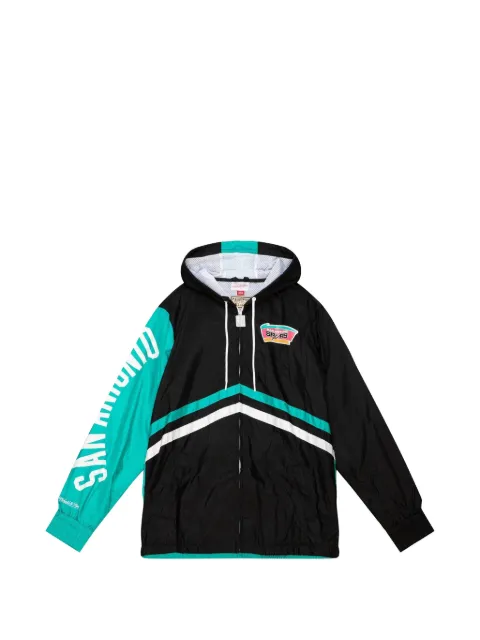 Mitchell & Ness NBA San Antonio Spurs full-zip windbreaker