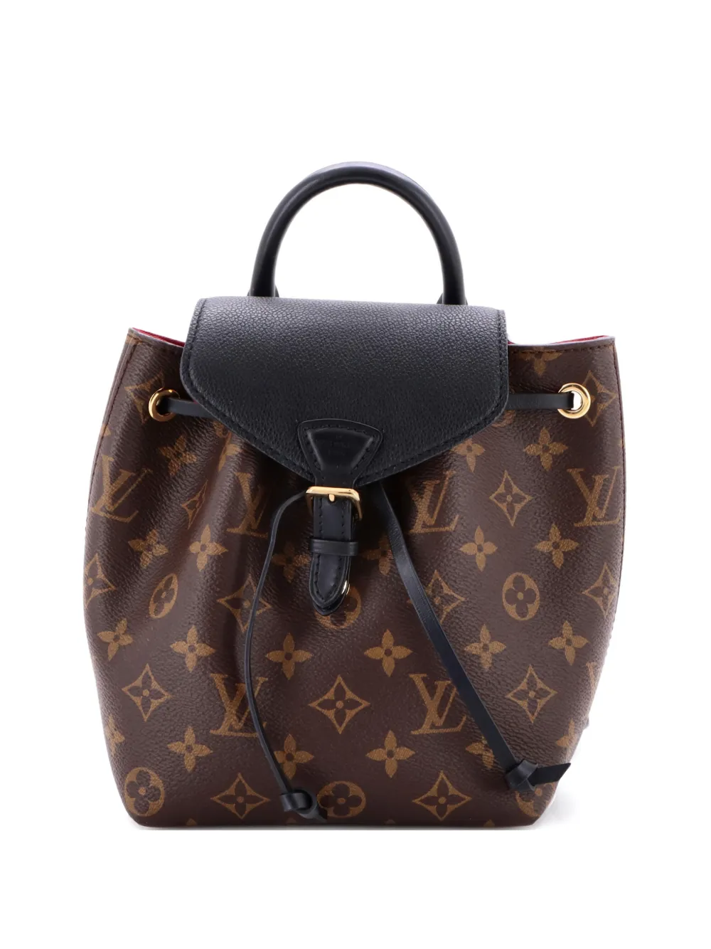 Louis Vuitton Pre-Owned Montsouris NM Monogram Canvas with Leather BB backpack | Black | Image 1