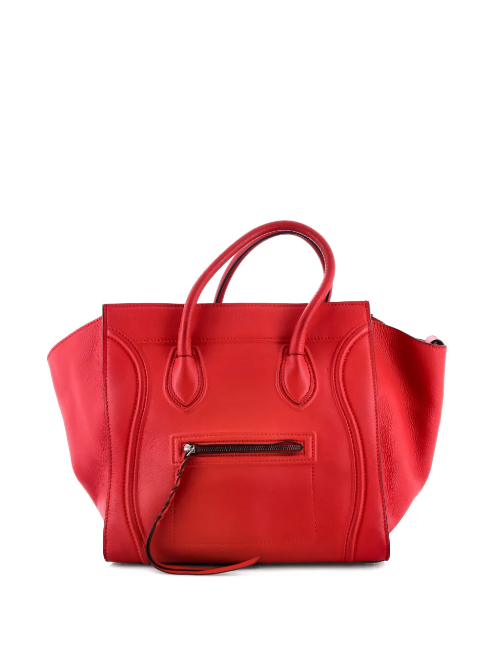 Celine Pre-Owned Phantom Bag Grainy Leather Medium tote bag - Red