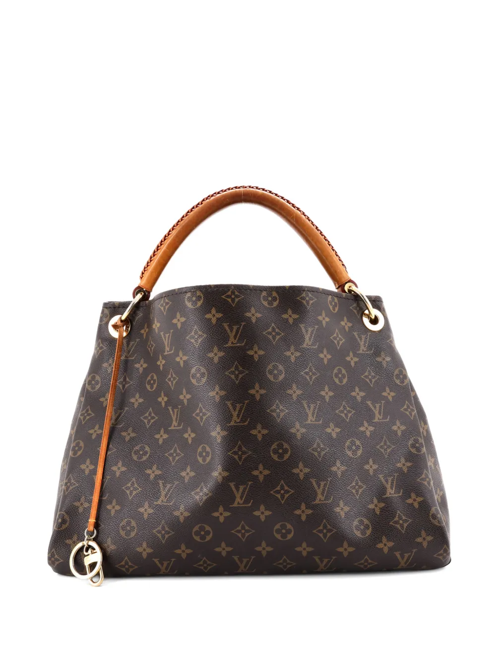 Pre-owned Louis Vuitton Artsy Handbag Monogram Canvas Mm Hobo Bag In Brown