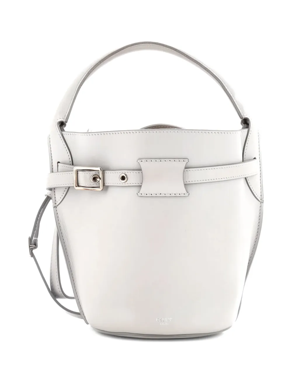 Celine Pre-Owned Big Bag Leather Nano bucket bag - Grigio
