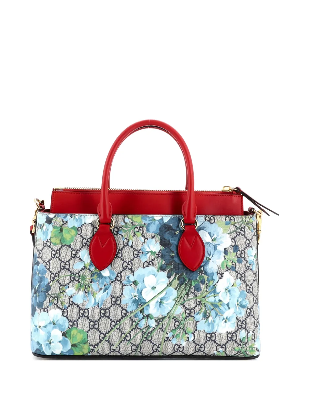 Gucci Pre-Owned Linea A Convertible Blooms Print GG Coated Canvas Small tote bag | Pre-Owned | Image 2