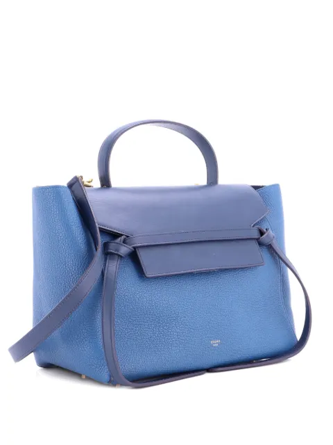 Celine Pre-Owned Bicolor Belt Bag Leather Mini satchel