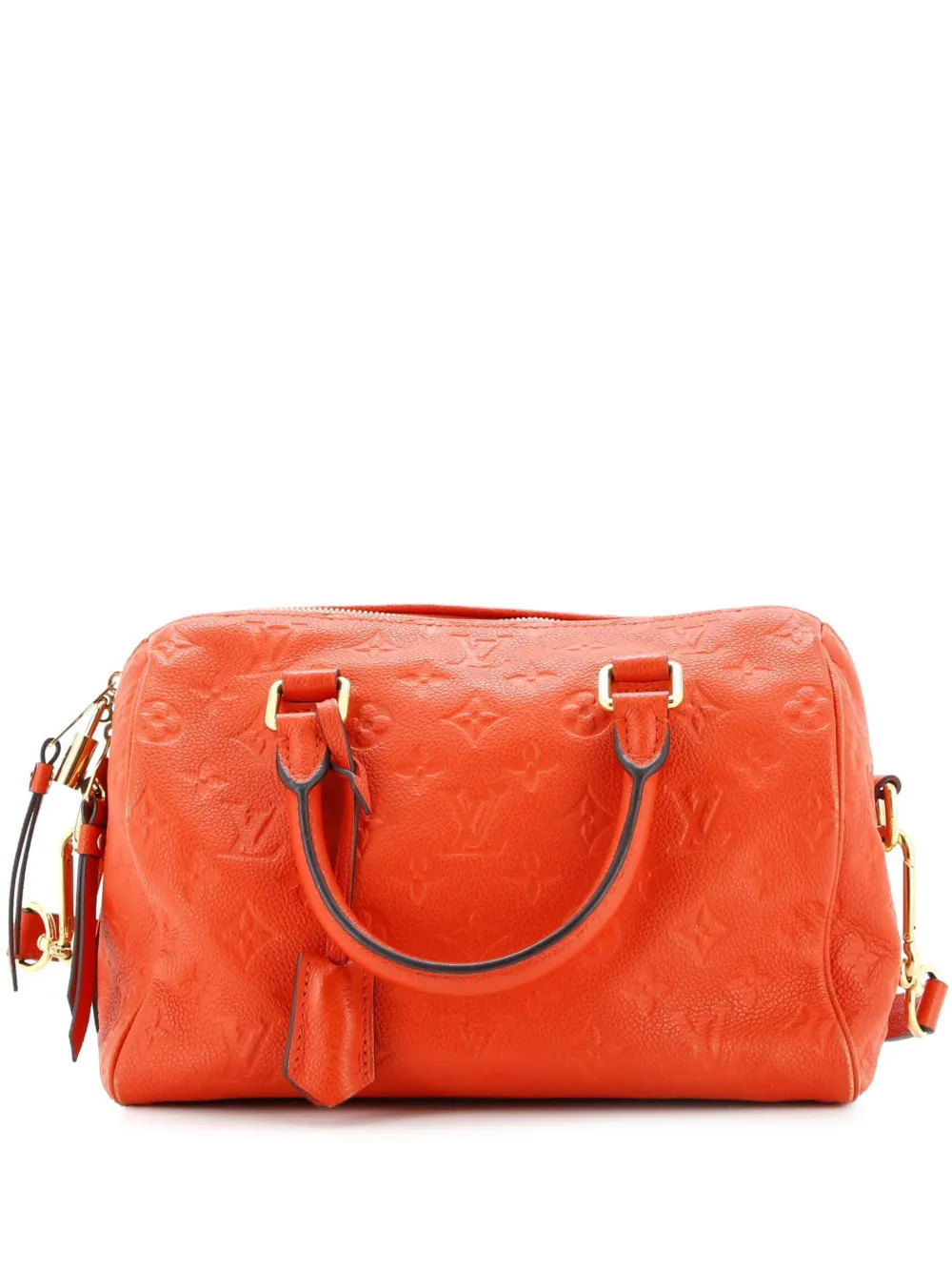 Louis Vuitton Pre-Owned Speedy Bandouliere Bag Monogram Empreinte Leather 25 shoulder bag - Arancione