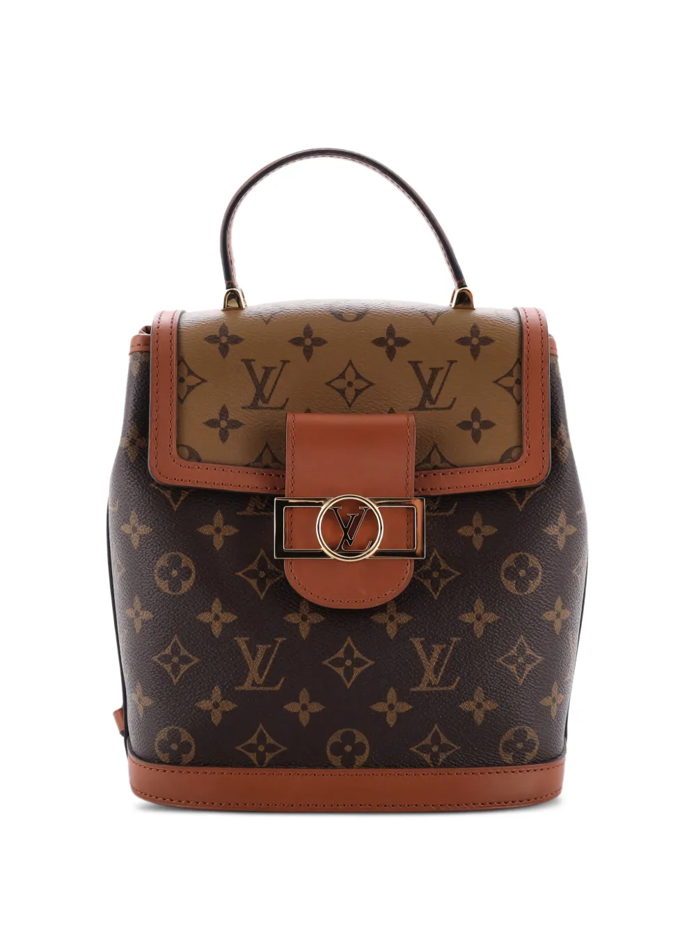 Louis Vuitton Pre-Owned Dauphine Reverse Monogram Canvas PM backpack | Brown | Image 1