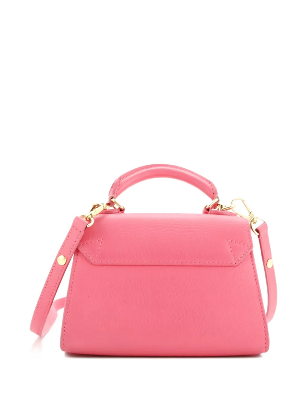 Pre-owned Louis Vuitton Twist One Handle Bag Taurillon Leather Bb Satchel In Pink