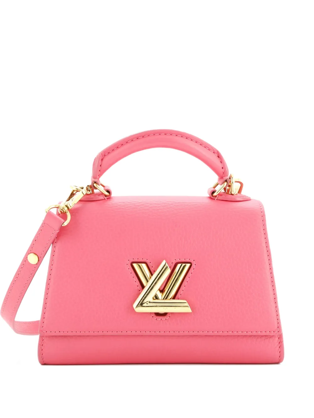 Louis Vuitton Pre-Owned Twist One Handle Bag Taurillon Leather BB satchel - Rosa