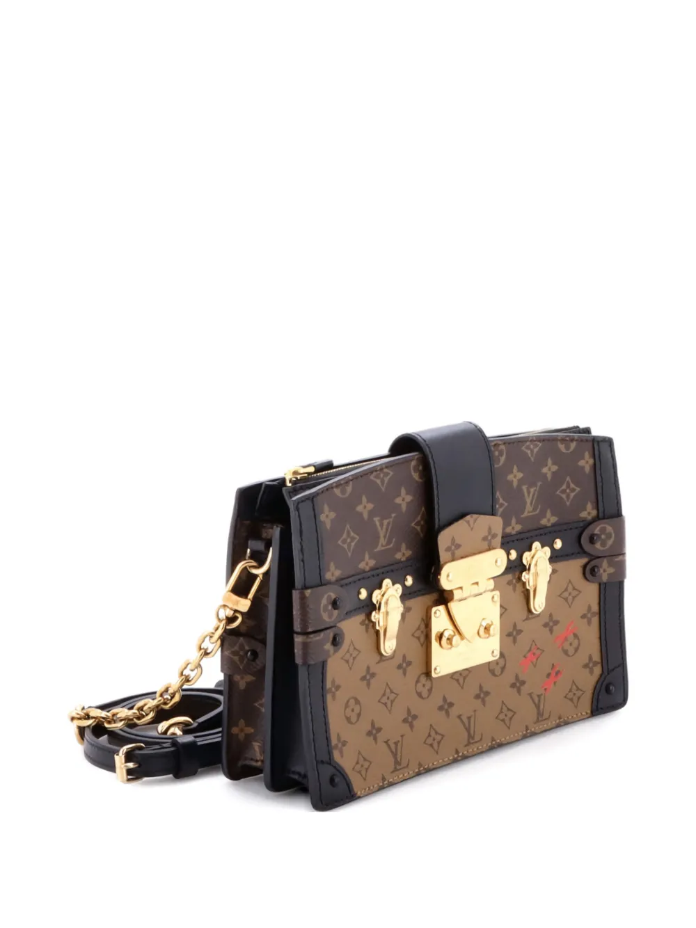 Louis Vuitton Pre-Owned Trunk Reverse Monogram Canvas clutch bag | Pre-Owned | Image 2