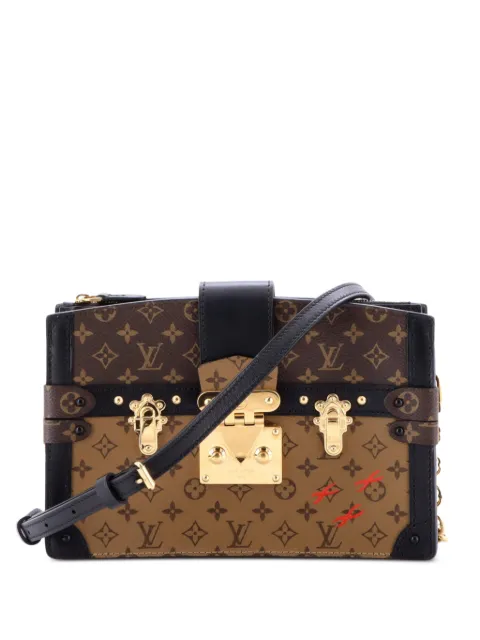 Louis Vuitton Pre-Owned bolsa de mano Trunk de lona con monograma reversible