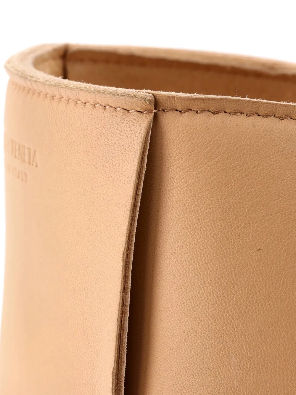 BOTTEGA VENETA Pre-owned Arco Maxi Intrecciato Leather Small Tote Bag In Neutral