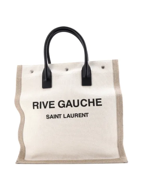 Saint Laurent Pre-Owned Rive Gauche Shopper Canvas Tall tote bag