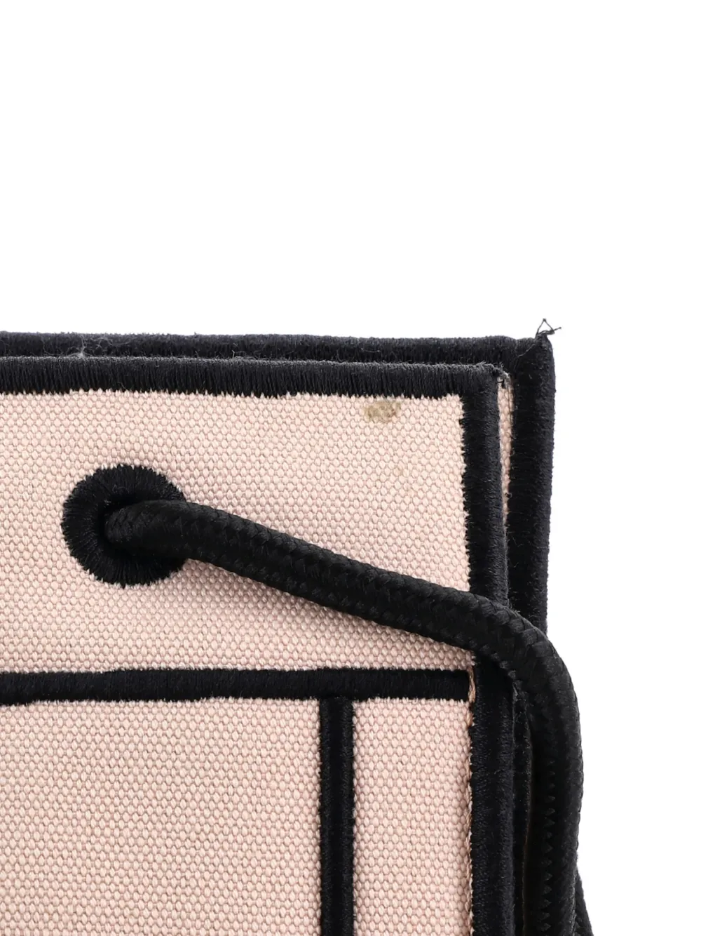 FENDI Pre-owned Roma Shopper Canvas Small Tote Bag In Black