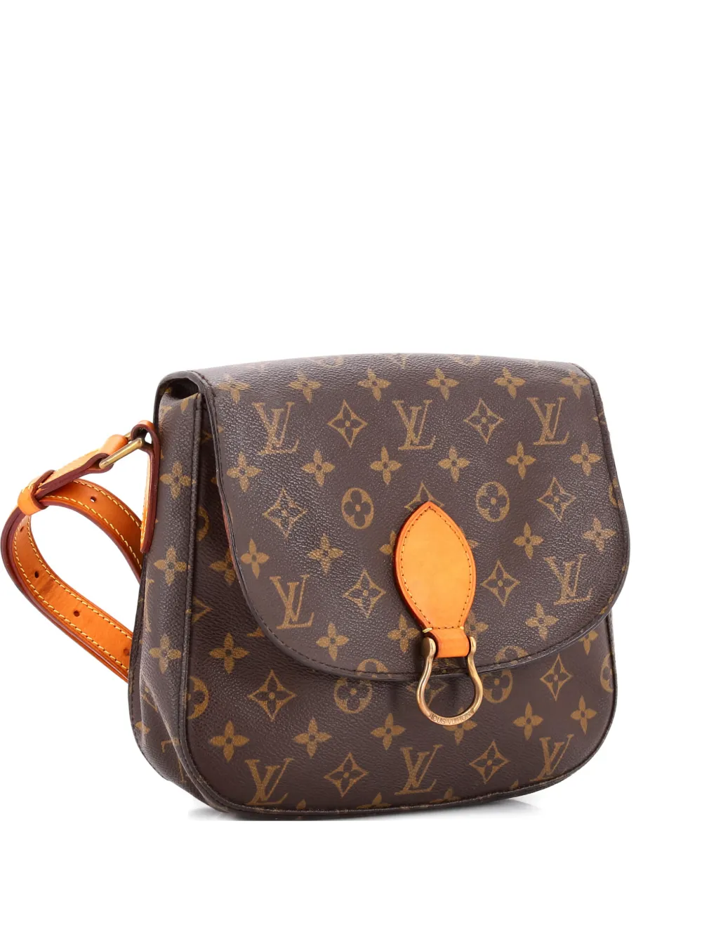 Louis Vuitton Pre-Owned Saint Cloud Handbag Monogram Canvas GM crossbody bag - Marrone