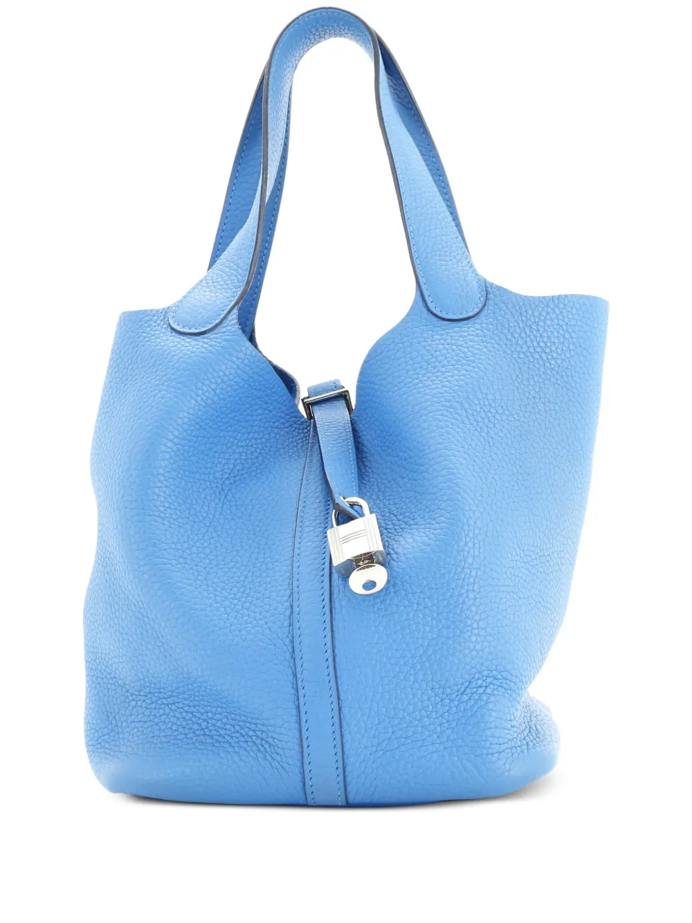 Hermès Pre-Owned Picotin Lock Bag Clemence MM bucket bag | Blue | Image 1