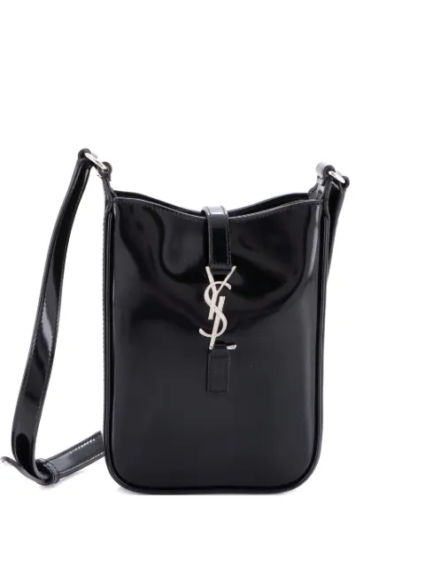 Saint Laurent Pre-Owned Le 5 a 7 Vertical Shoulder Bag Leather Mini crossbody bag