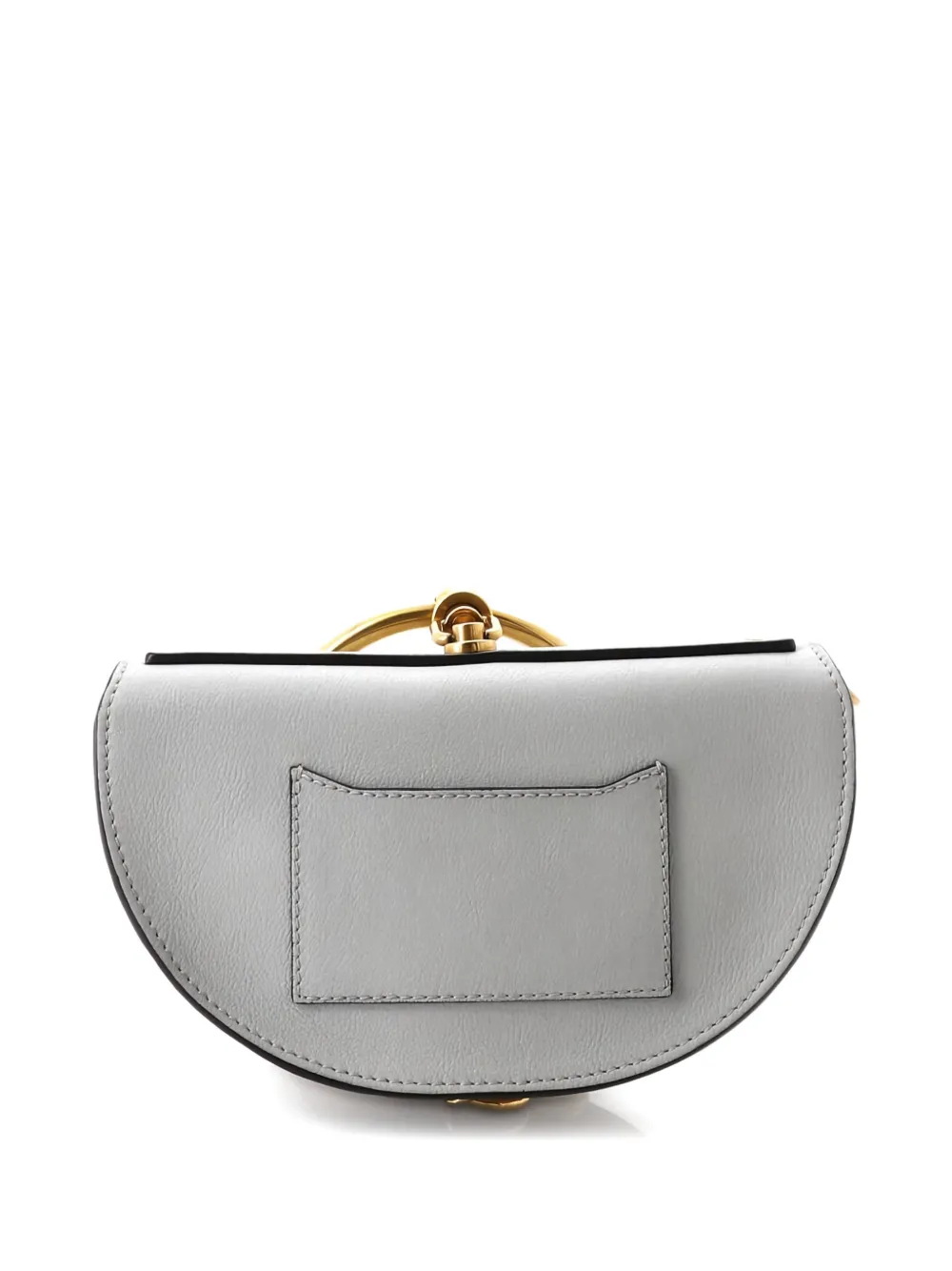 Pre-owned Chloé Nile Leather Mini Crossbody Bag In Blue