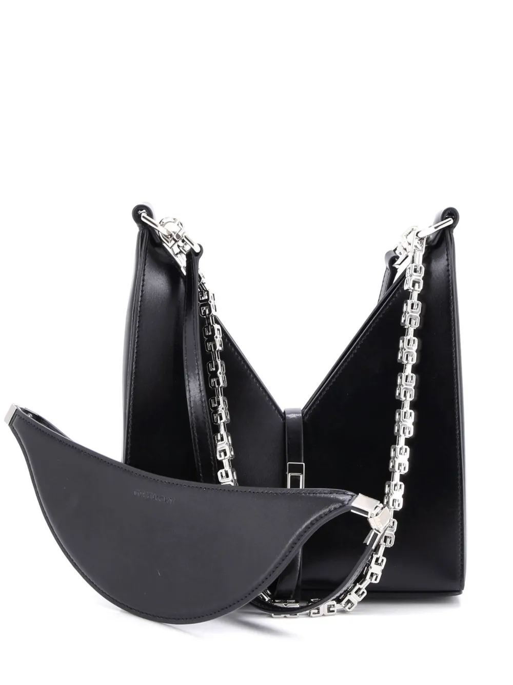 Givenchy Pre-Owned Cut Out Bag Leather Mini crossbody bag - Nero