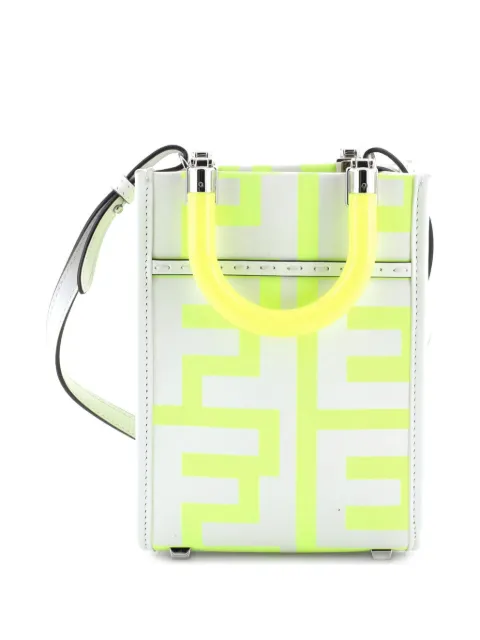 Fendi Pre-Owned x Marc Jacobs Sunshine Shopper Printed Leather Mini tote bag