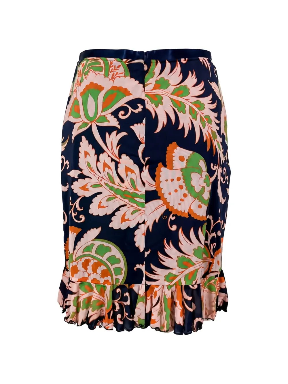  Etro Falda Con Estampado Floral - Azul 