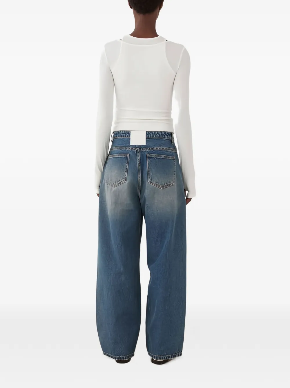 Button Ribbed Top