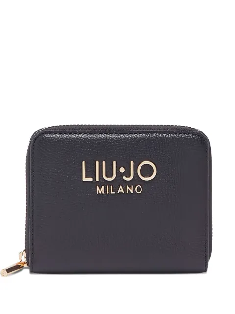 LIU JO logo zip wallet