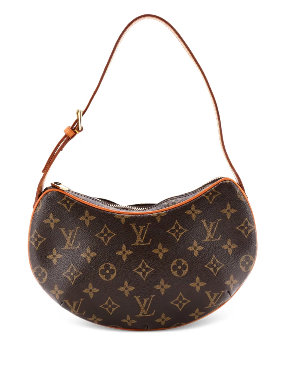 Louis Vuitton Pre-Owned Croissant Handbag Monogram Canvas PM hobo bag - Marrone