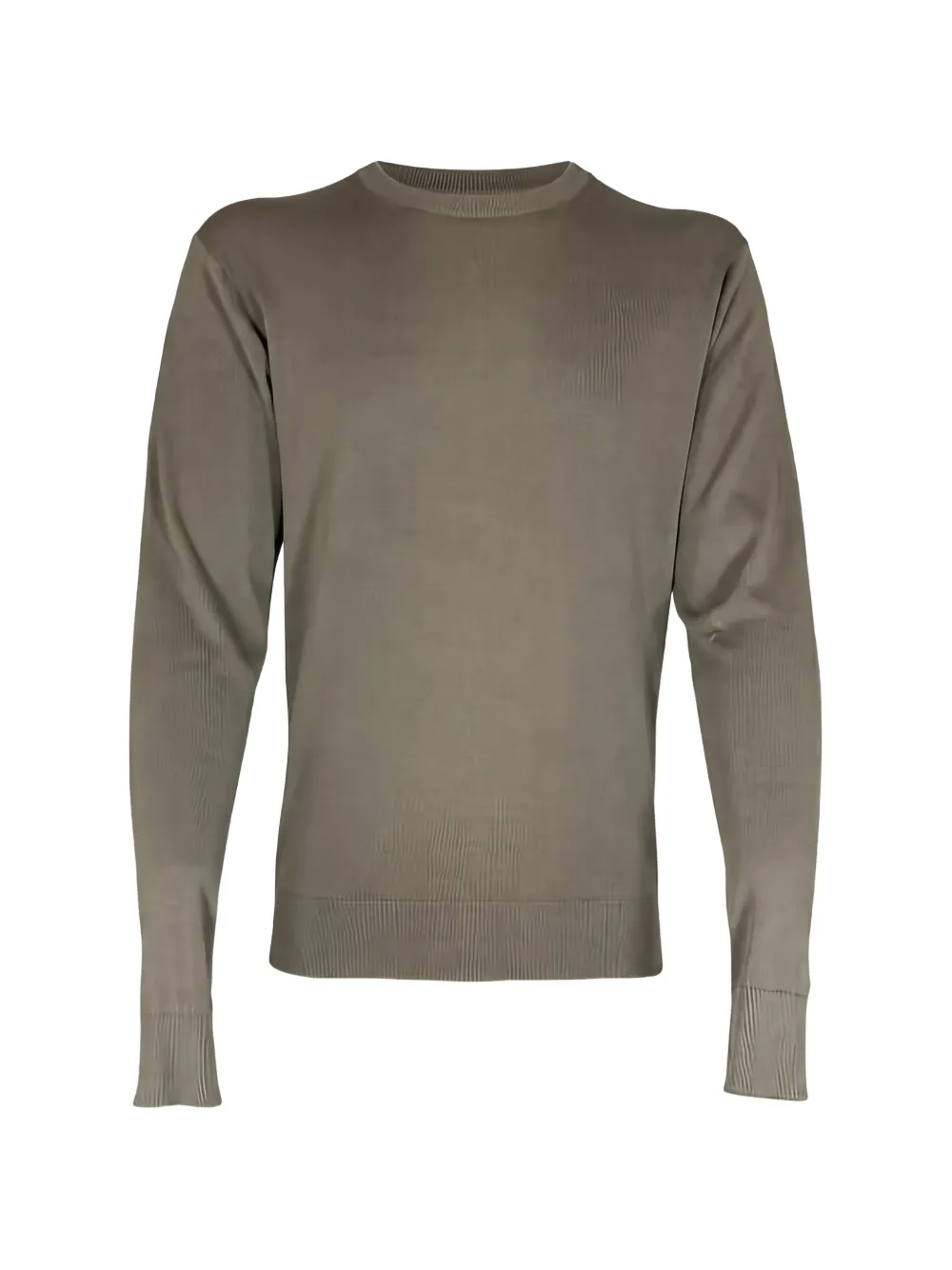 Manuel Ritz crew-neck ribbed-trim sweater - Marrone
