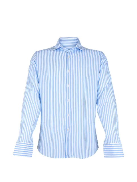 Manuel Ritz striped-print long-sleeve shirt