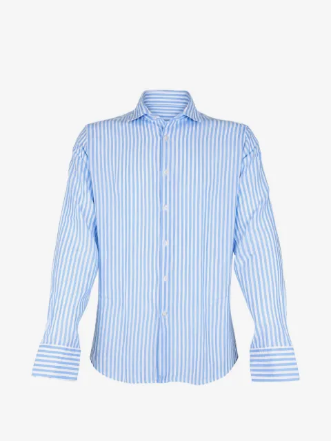Manuel Ritz striped-print long-sleeve shirt