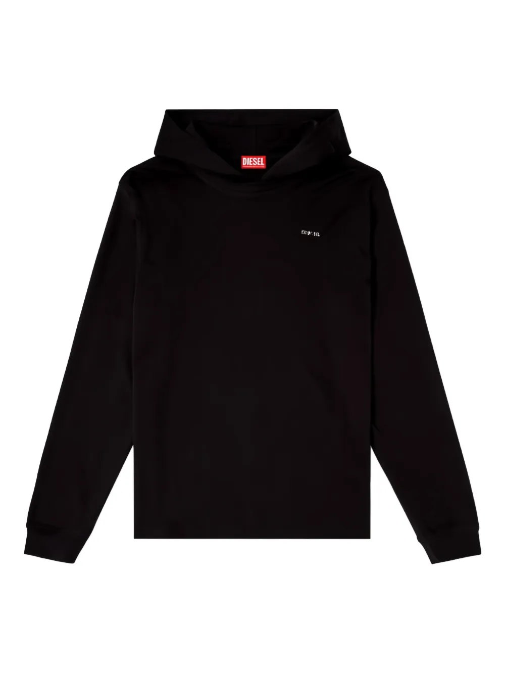 Diesel long-sleeve hoodie - Nero