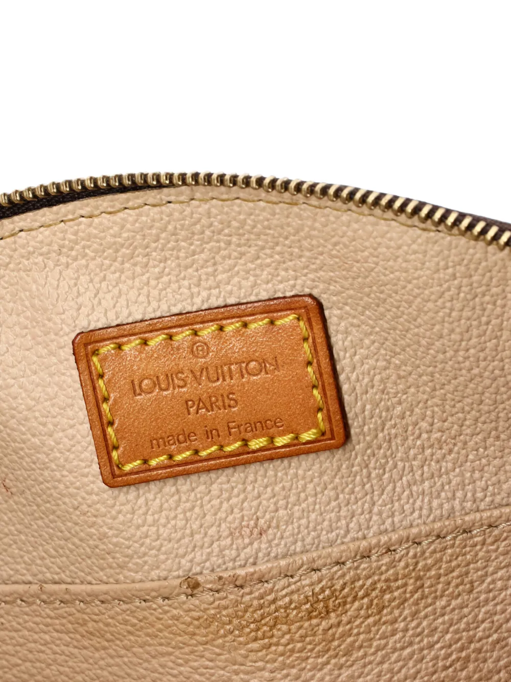 LOUIS VUITTON Pre-owned Vanity Cosmetic Monogram Canvas Gm Pouch In Brown