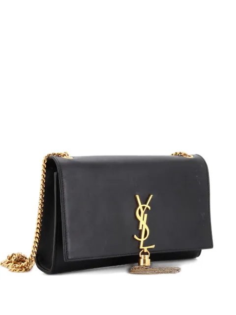 Saint Laurent Pre-Owned Classic Monogram Tassel Leather Medium crossbody bag
