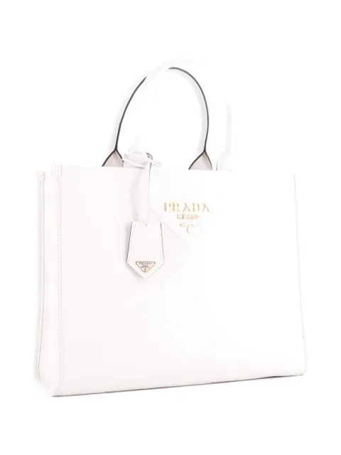 Prada Pre-Owned Symbole Shopper Embossed Leather Medium tote bag