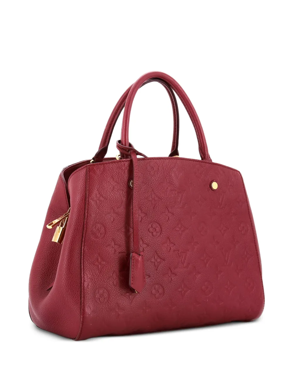 Louis Vuitton Pre-Owned Montaigne Handbag Monogram Empreinte Leather MM satchel - Viola