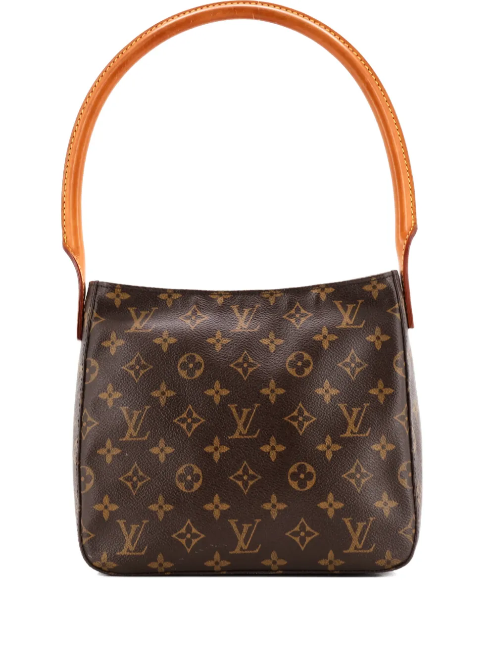 Louis Vuitton Pre-Owned Looping Handbag Monogram Canvas MM satchel - Marrone