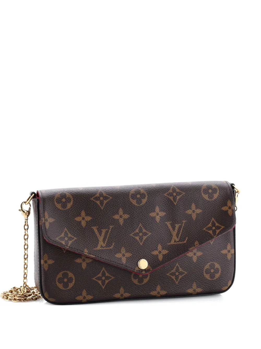 Louis Vuitton Pre-Owned Felicie Pochette Monogram Canvas crossbody bag - Marrone