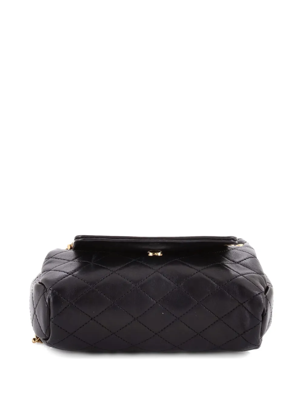 Pre-owned Saint Laurent Nolita Satchel Quilted Leather Mini Crossbody Bag In Black