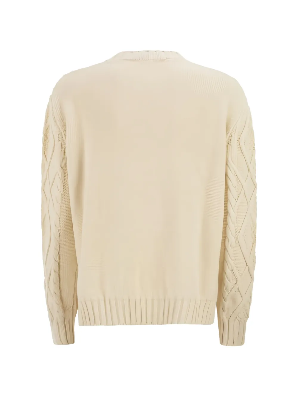  Weekend Max Mara Wkdtenore Cable-knit Crew-neck Sweater - Neutrals 
